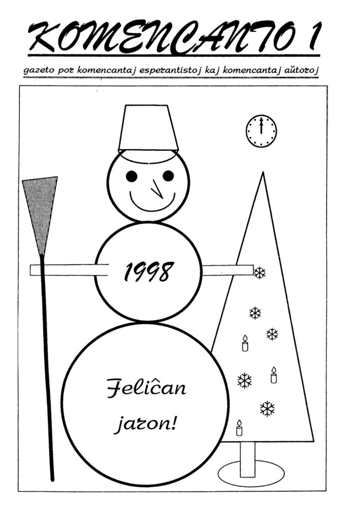 thumbnail of Komencanto 1998 № 1